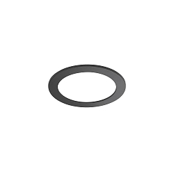 Anneau MUNA MINI rond, noir mat