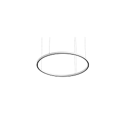 Luminaire � suspension DEVON � 120CM pour VDU, contr�lable par Bluetooth IP20, couvert de poudre, blanc mat gradable