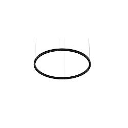 Luminaire � suspension DEVON � 120CM pour VDU, contr�lable par Bluetooth IP20, couvert de poudre, noir mat gradable