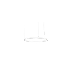 Luminaire � suspension ANDROS IN/OUT � 800CM contr�lable par Matter IP20, couvert de poudre, blanc mat gradable