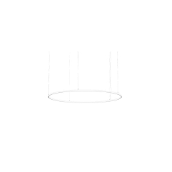 Luminaire � suspension ANDROS IN/OUT � 180CM contr�lable par Matter IP20, couvert de poudre, noir mat gradable