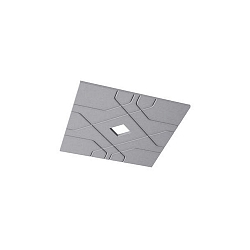 élément acoustique SILENTIUM (STRUCTURE) 89.5CM angulaire, symétrique, gris clair