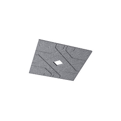 élément acoustique SILENTIUM (STRUCTURE) 89.5CM angulaire, symétrique, gris
