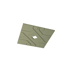 élément acoustique SILENTIUM (STRUCTURE) 89.5CM angulaire, symétrique, vert sauge