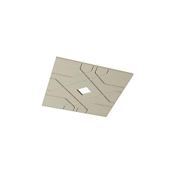 élément acoustique SILENTIUM (STRUCTURE) 89.5CM angulaire, symétrique, crème