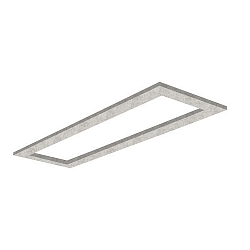 élément acoustique SILENTIUM LONG 167x47CM angulaire, beige