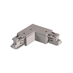 Connecteur d'angle conducteur de protection à l'intérieur, argent