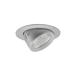 Plafonnier encastré ARTEMIS MAXI rond, direct IP20, argent gradable