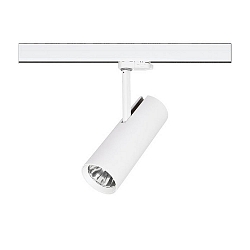 track spot IP20, glossy, white 