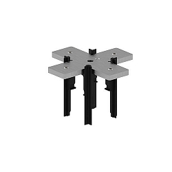 X-connector PEPA HIGH mechanical, black, silver