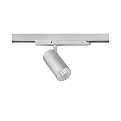 3-phase spot TRAXX MINI round, rotatable IP20, silver dimmable