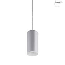 Luminaire  suspension TRAXX MICRO rond, commutable LED IP20, argent 