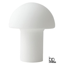 Table luminaire Mushroom Small, H 26.5cm /  21cm, E14 max. 40W, glass, opal matt