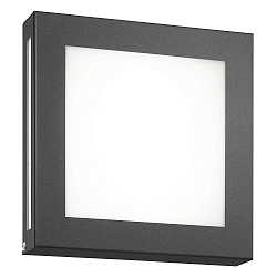 Luminaire mural d�ext�rieur 22 x 22 carr�, avec d�tecteur de mouvement IP44, anthrazit 