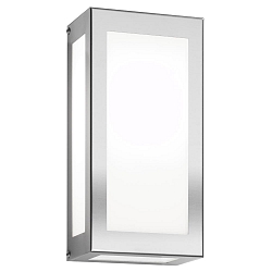Outdoor LED wall luminaire AQUA RAIN, IP44, 12W 3000K 1200lm, stainless steel, brushed