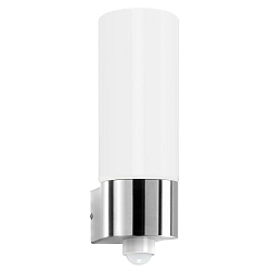 Luminaire mural d�ext�rieur AQUA WALL cylindrique E27 IP44, acier inoxydable bross�
