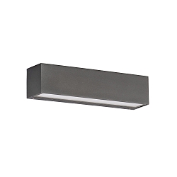Luminaire mural d’extérieur 25CM haut bas, langue IP65, anthrazit