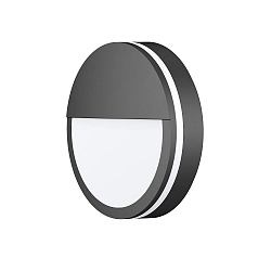 Luminaire mural d’extérieur semi-circulaire, CCT Switch, avec anneau décoratif IP65