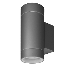 Luminaire mural d’extérieur haut bas, cylindrique GU10 IP65, anthrazit