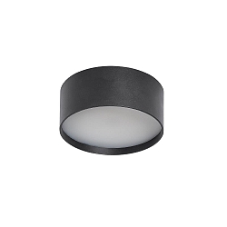 Plafonnier extérieur Ø 15CM rond, CCT Switch, avec diffuseur IP44, anthrazit 