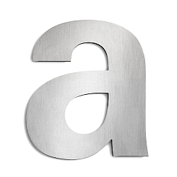 Num�ros de maison a grand, acier inoxydable bross�