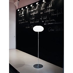 Floor lamp AIH, 2x E27, IP20, white matt