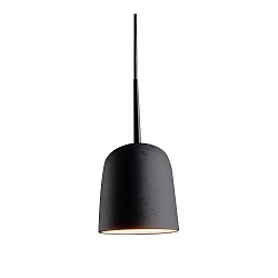 Luminaire à suspension CLAVIO S à 1 flamme, petit, dimmable E27 IP20, aluminium brossé, anthrazit gradable