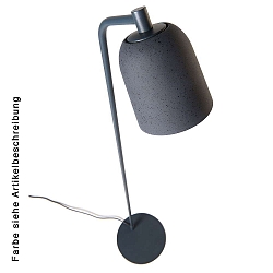 Floor lamp CLAVIO, E27, IP20, Lava anthracite, anthracite