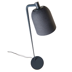 Floor lamp CLAVIO, E27, IP20, Lava anthracite, anthracite