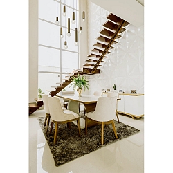Luminaire à suspension TUBUS 12 à 1 flamme E27 IP20, bronze gradable