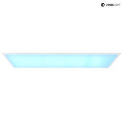 Luminaire  grille LED PANEL RGBNW IP20 blanche gradable