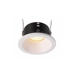 Kapego recessed ceiling ring, Mizar I, voltage constant, 12V AC / DC, GU5.3 / MR16, 35W, matt white