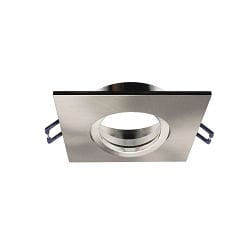 Projecteur encastré SAMSOLA MAX angulaire, pivotant IP20, argent brossé gradable