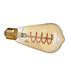 Ampoule Edison forme d'ampoule MASTER VALUE ST64 GOLD E27 4W 250lm 1800K CRI 80 gradable