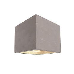Luminaire mural CUBE haut bas, forme en dé G9 IP20, gris gradable
