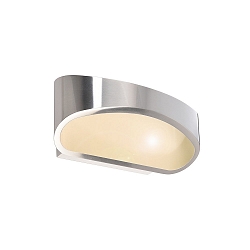 LED wall luminaire ACAMAR, Up / Down, 5W 3000K 390lm 104°, cRi>90, dimmable, silver