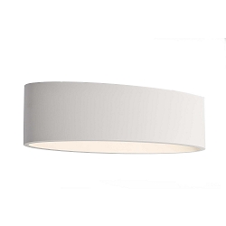 Luminaire mural CAROLINE haut bas E27 IP20, blanche gradable