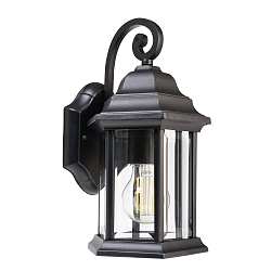 Luminaire mural SAIPH E27 IP23, noir gradable