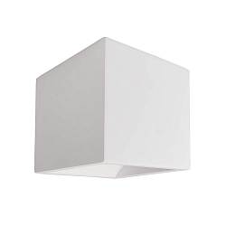 Luminaire mural CUBE haut bas, forme en dé G9 IP20, blanche gradable