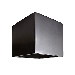 Luminaire mural CUBE haut bas, forme en dé G9 IP20, noir gradable