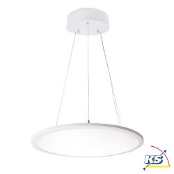 Luminaire  suspension LED PANEL rond IP20 dgager, satin, blanche