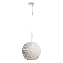 Luminaire � suspension ASTEROPE 400 rond E27 IP20, blanc mat gradable