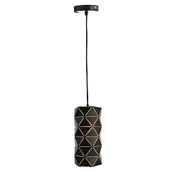 Luminaire � suspension ASTEROPE LINEAR E27 IP20, noir mat gradable