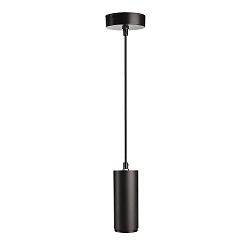 Luminaire à suspension LUCEA 10 IP20, transparent, noir profond gradable