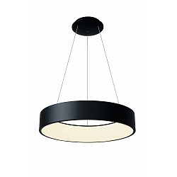 Luminaire � suspension SCULPTORIS 80 CCT DIM CCT Switch, forme de l'anneau IP20, mat, noir profond gradable