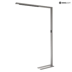 Lampadaire OFFICE THREE STANDARD MOTION IP20, argent gradable