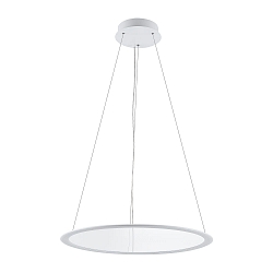 Luminaire � suspension rond IP40, transparent, blanc trafic gradable