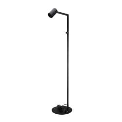 Lampadaire CAN TILT avec prise de courant, commutable, pivotant à la cardan GU10 IP20, noir