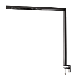 Lampe de table OFFICE THREE STANDARD MOTION haut bas, avec capteur, avec variateur tactile IP20, noir profond gradable