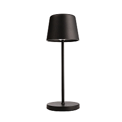 battery table lamp CANIS MINI CCT Switch, with touch dimmer, without charger IP65, mat, graphite black dimmable